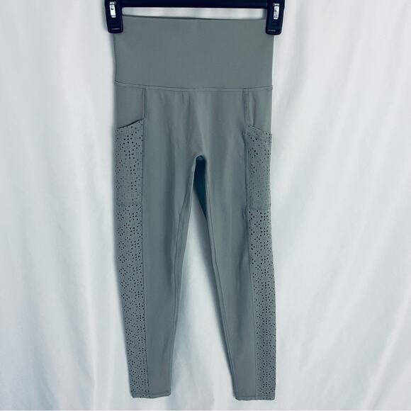 Aerie Gray Activewear Leggings Size Small - Picture 1 of 11
